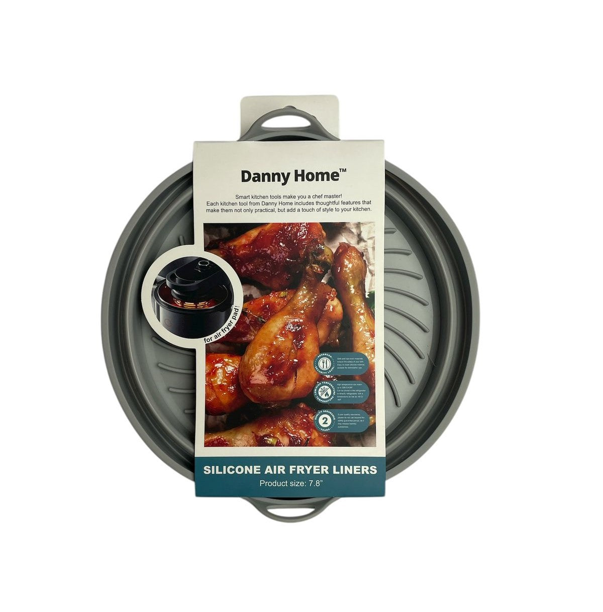 Danny Home Round Silicone Air Fryer Liner