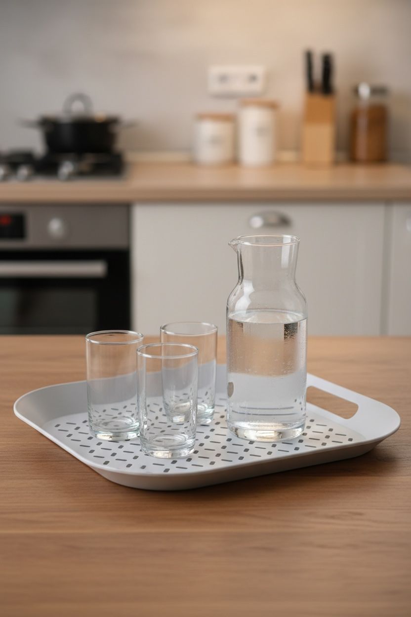 Danny Home Square Non-Slip Serving Tray