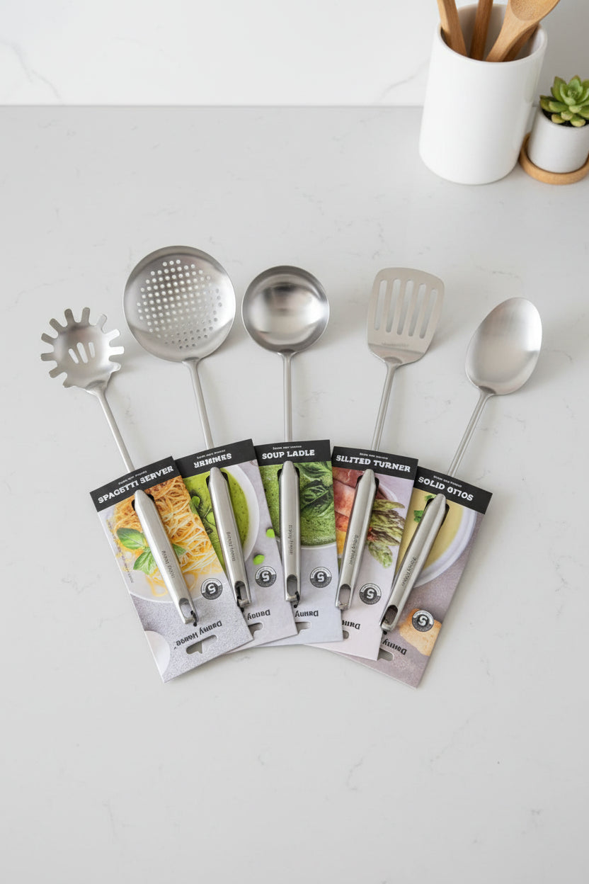 Danny Home Stainless Steel Serving Utensils