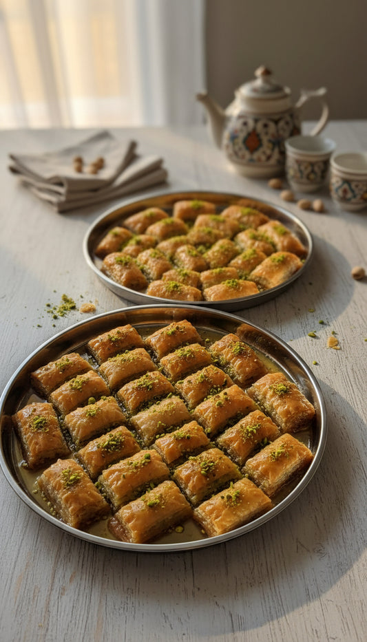 Stainless Steel Round Serving Tray