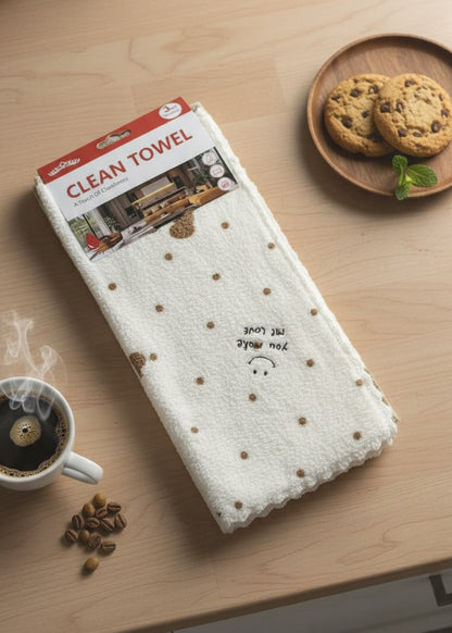 Microfiber Kitchen Towels Set – 3 Pieces