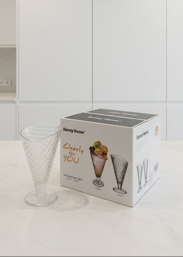 Danny Home Cone Glass for Desserts