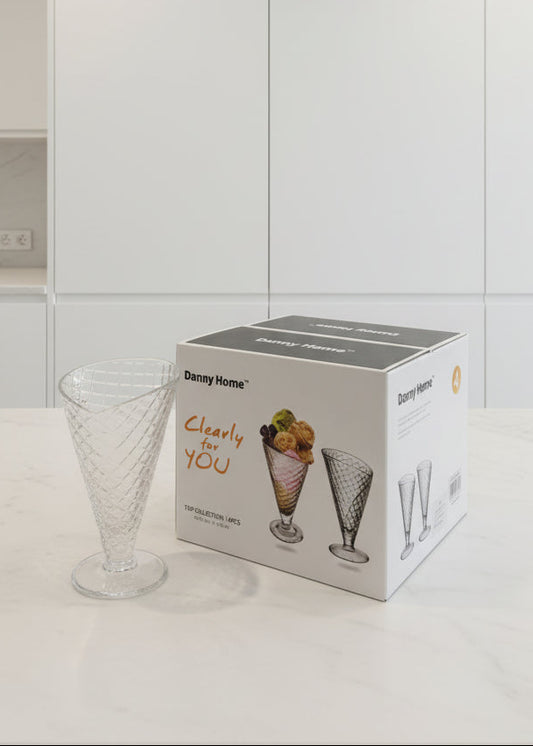 Danny Home Cone Glass for Desserts