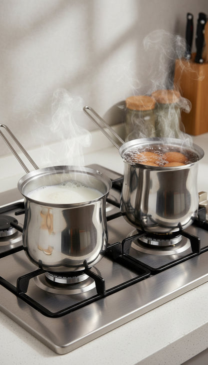 Stainless Steel Milk & Coffee Pot