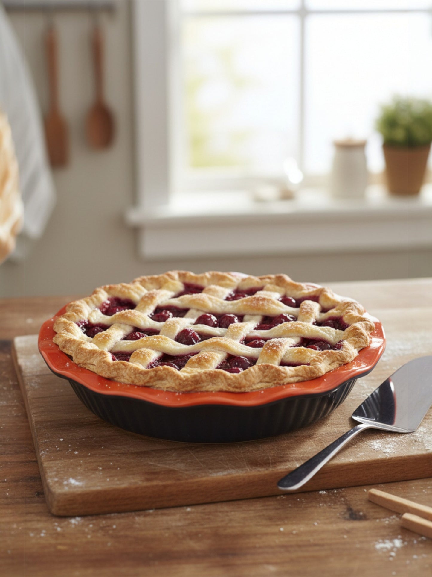 Danny Home Ceramic Baking Pie Pan 27cm