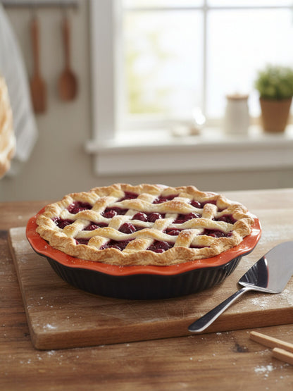 Danny Home Ceramic Baking Pie Pan 27cm