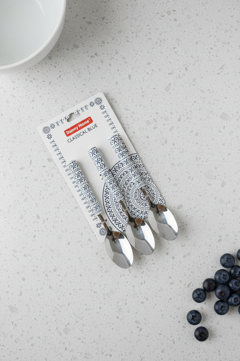 Danny Home Classical Blue Cutlery – Porcelain Handle