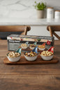 Danny Home Acacia Wood Board With Dessert Bowls