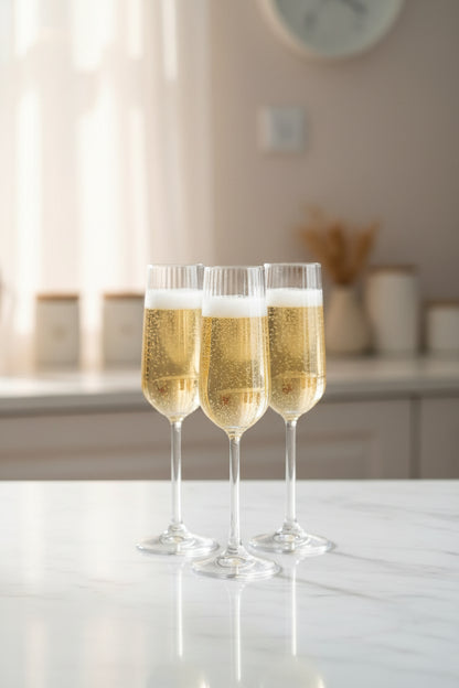 Paşabahçe Allegra Focus Fluted Champagne Glass Set