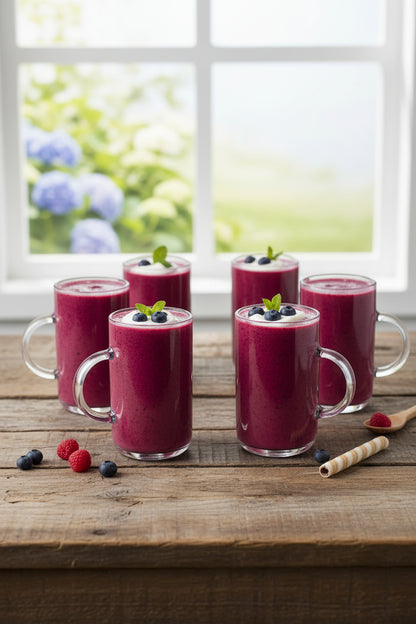 Paşabahçe Iconic Glass Mugs Set