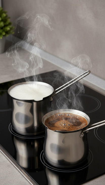 Stainless Steel Milk & Coffee Pot