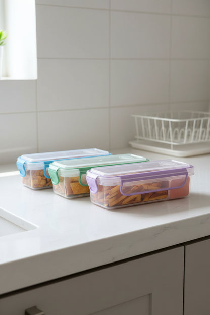 Danny Home Divided Snacks Container – 395ml