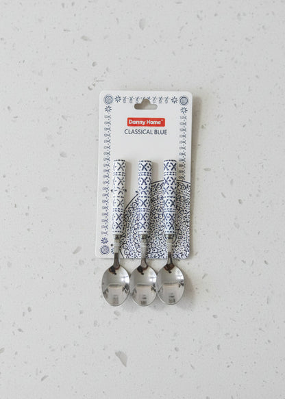 Danny Home Classical Blue Cutlery – Porcelain Handle