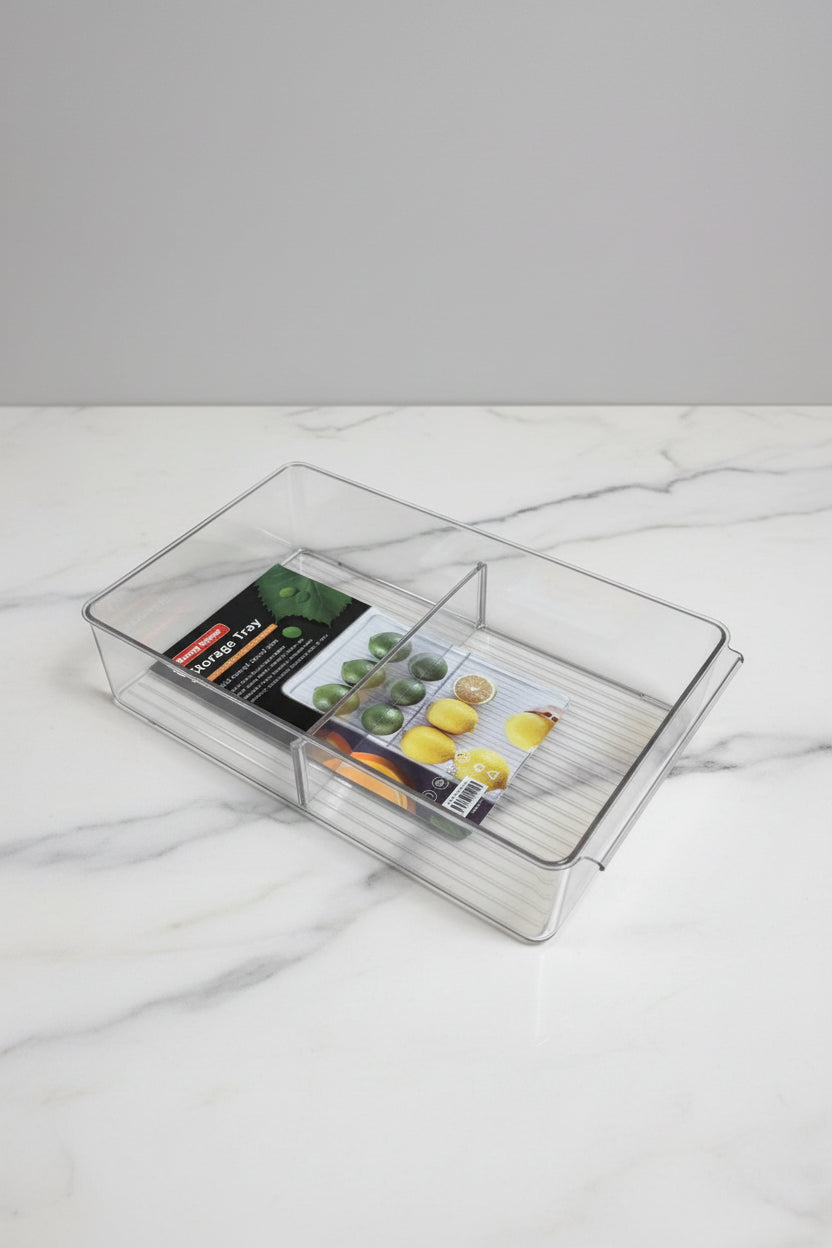 Danny Home Large Fridge Organizer with Divider