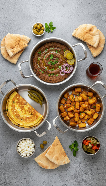 Cevlon 18/10 Stainless Steel Pan with Double Handles