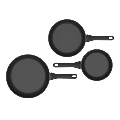 DINA 3-pc frying pan set non-stick Helix