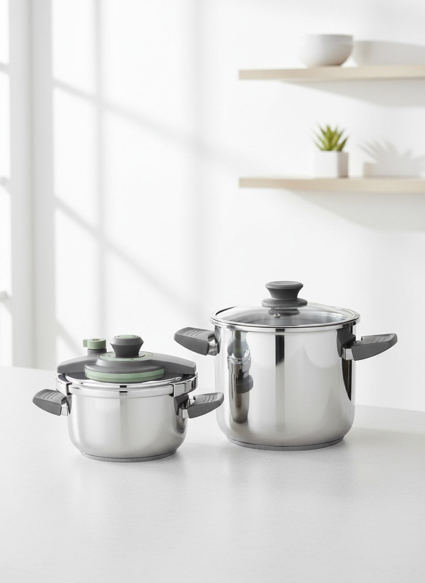 LEO 4-pc pressure cooker set