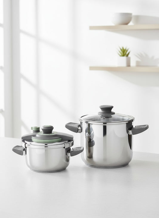LEO 4-pc pressure cooker set