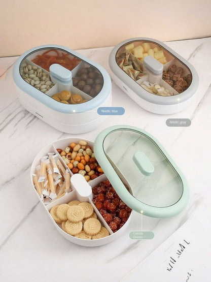 Ecoco Double-Layer Snacks Storage Box