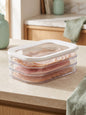 3 Layer Stackable Cold Cuts & Cheese Storage Box