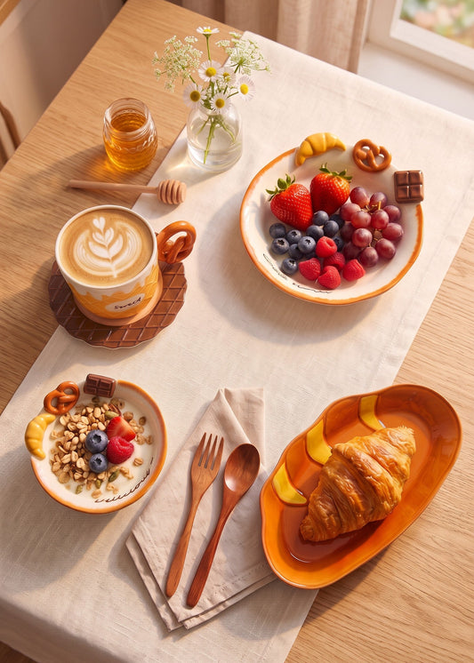 Sweet Bakery Porcelain Set 🥐