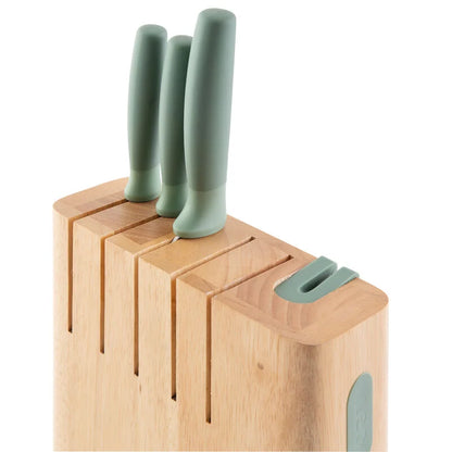 LEO 6-pc knife block set Forest