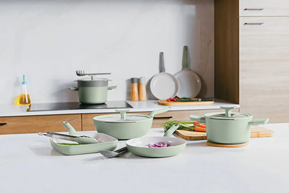 LEO Covered stockpot non-stick Balance Sage 28cm