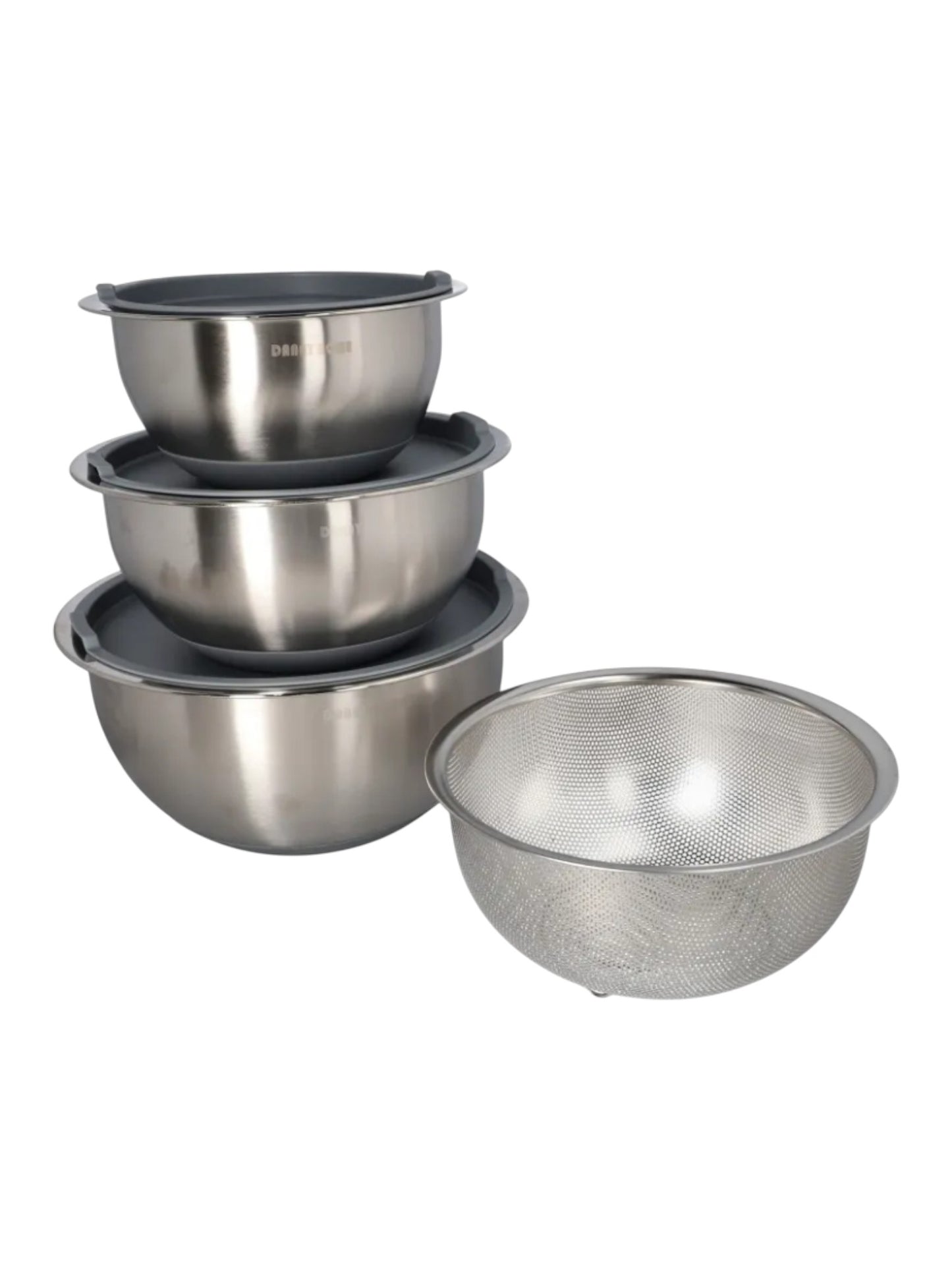 Danny Home Stainless Steel Mixing Bowl & Washing Bowl Set