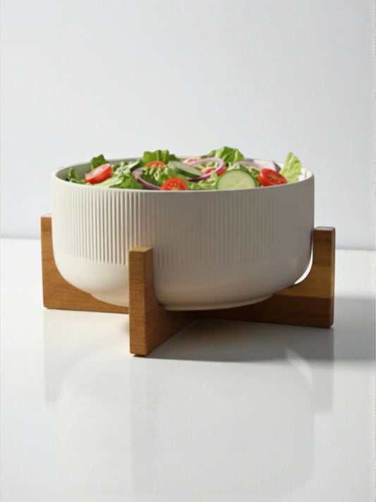 Danny Home Salad Bowl & Wooden Frame