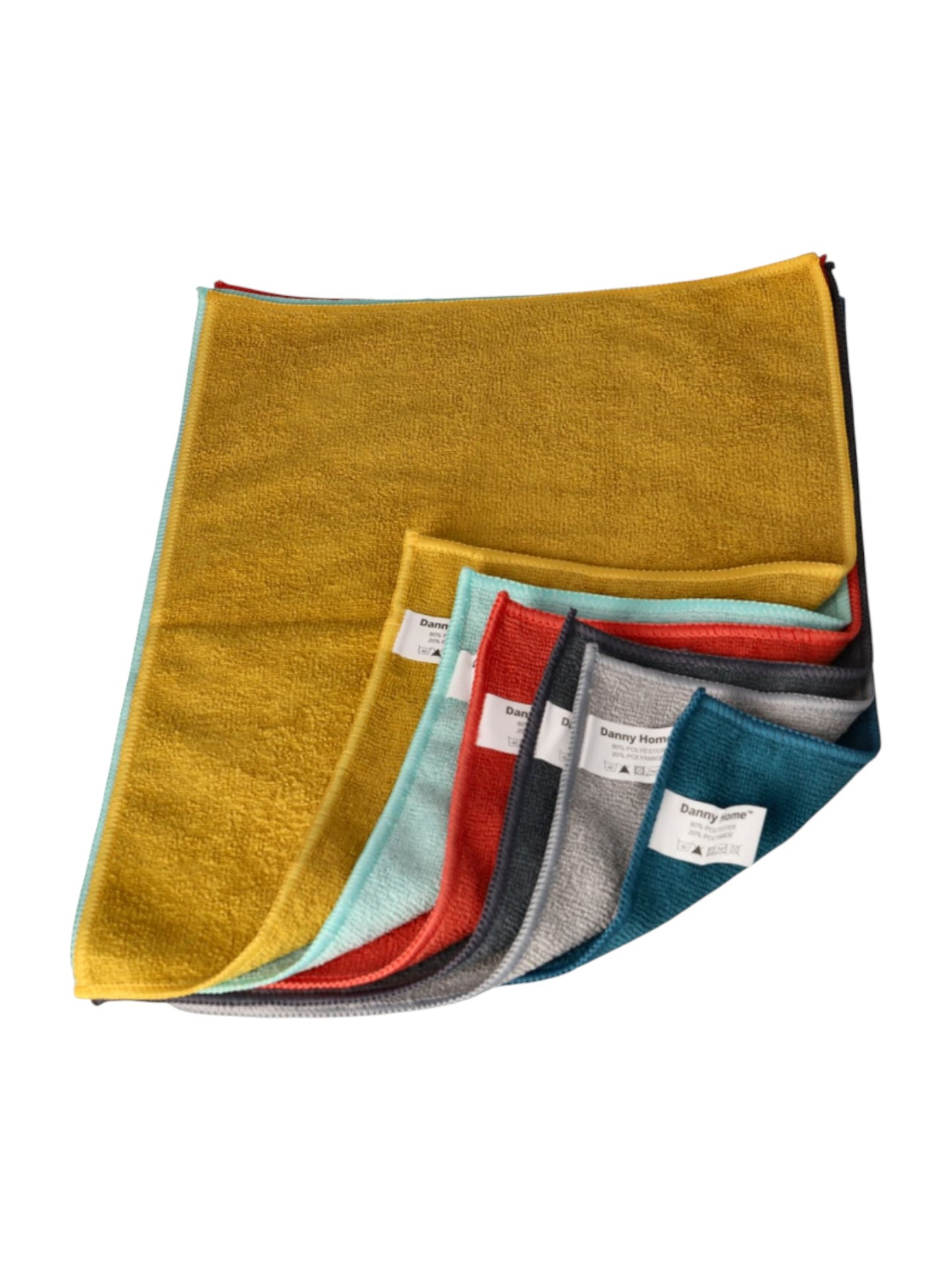Danny Home Microfiber Cleaning Towels 6Pcs