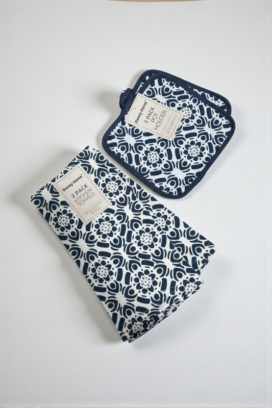 Danny Home Kitchen Towel & Pot Holder Set
